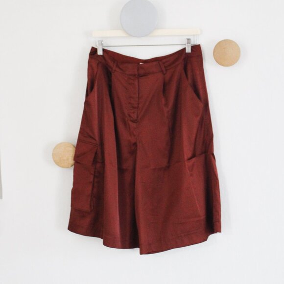Anthropologie x Hutch Pleated Utility Shorts Size Medium - NEW NWT!